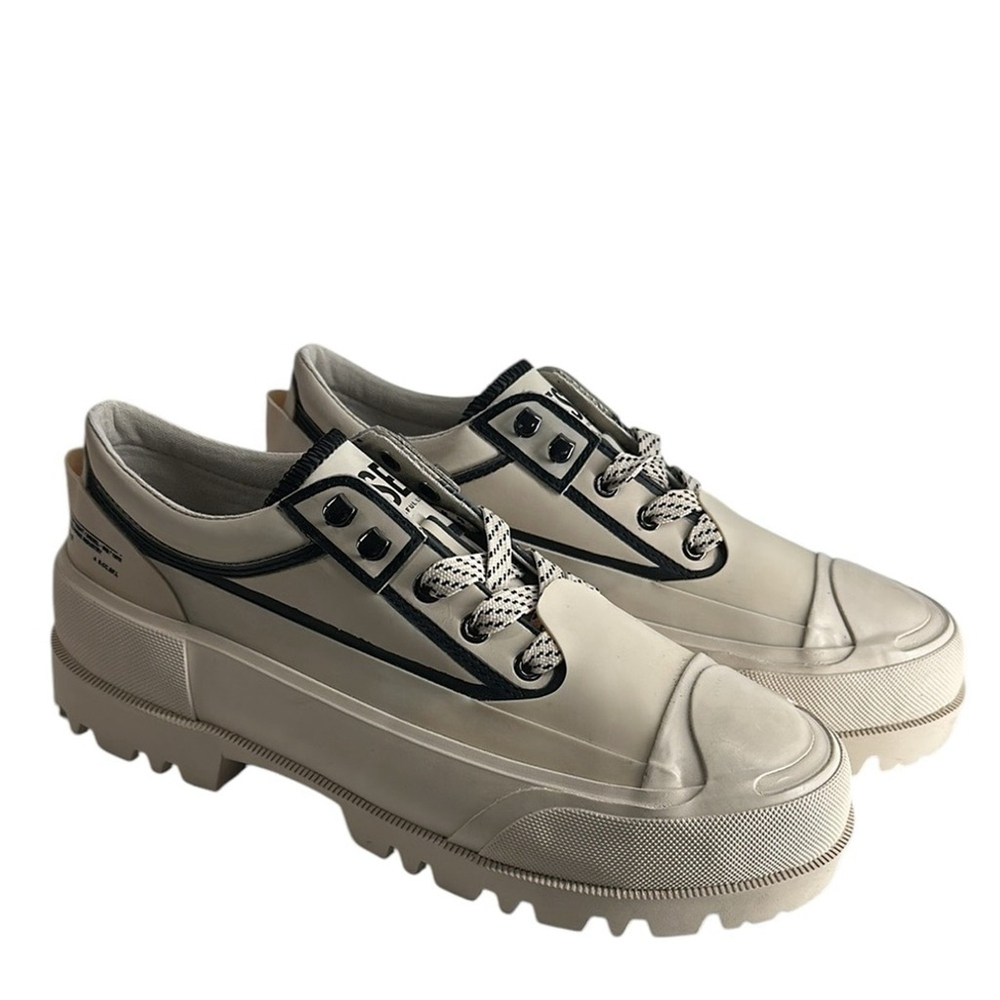 Diesel Chunky Beige Sneakers with Platform Sole